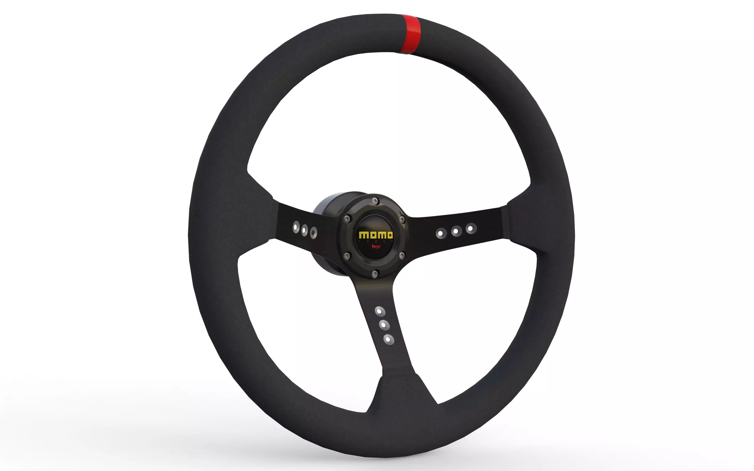 MOMO Steering Wheel 3D model_0