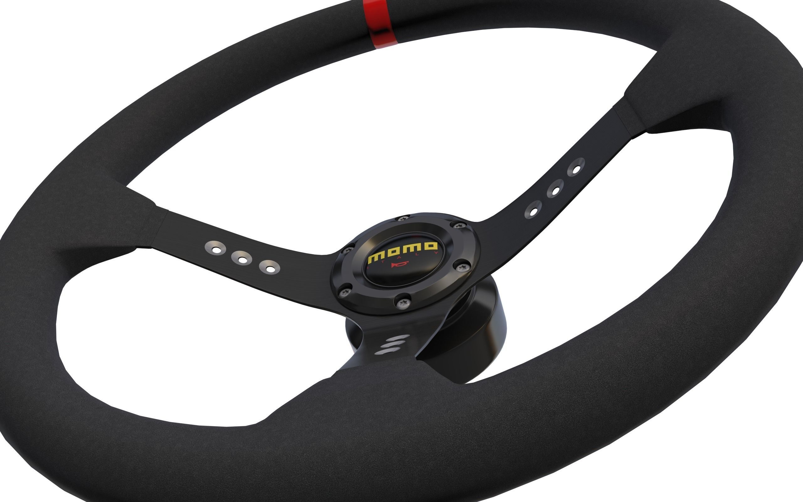 MOMO Steering Wheel 3D model_7