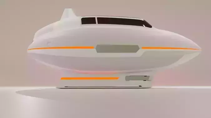 Spaceship  Sci-Fi 3D model