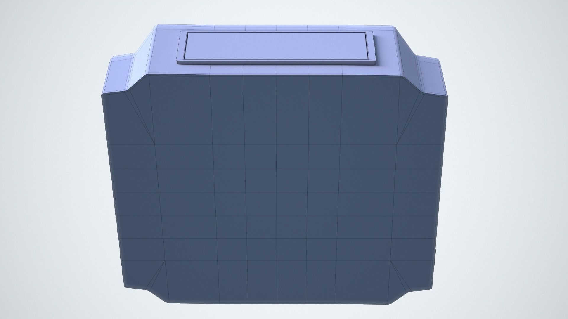 Sci-Fi Red Button V2 Low-poly 3D model_19