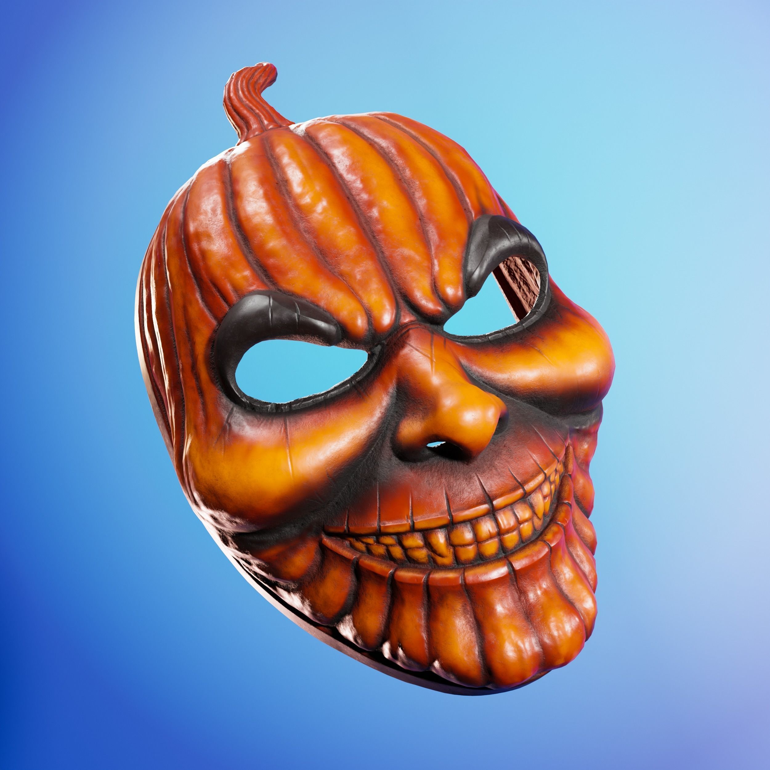 Halloween Pumpkin Mask 3D print model_1