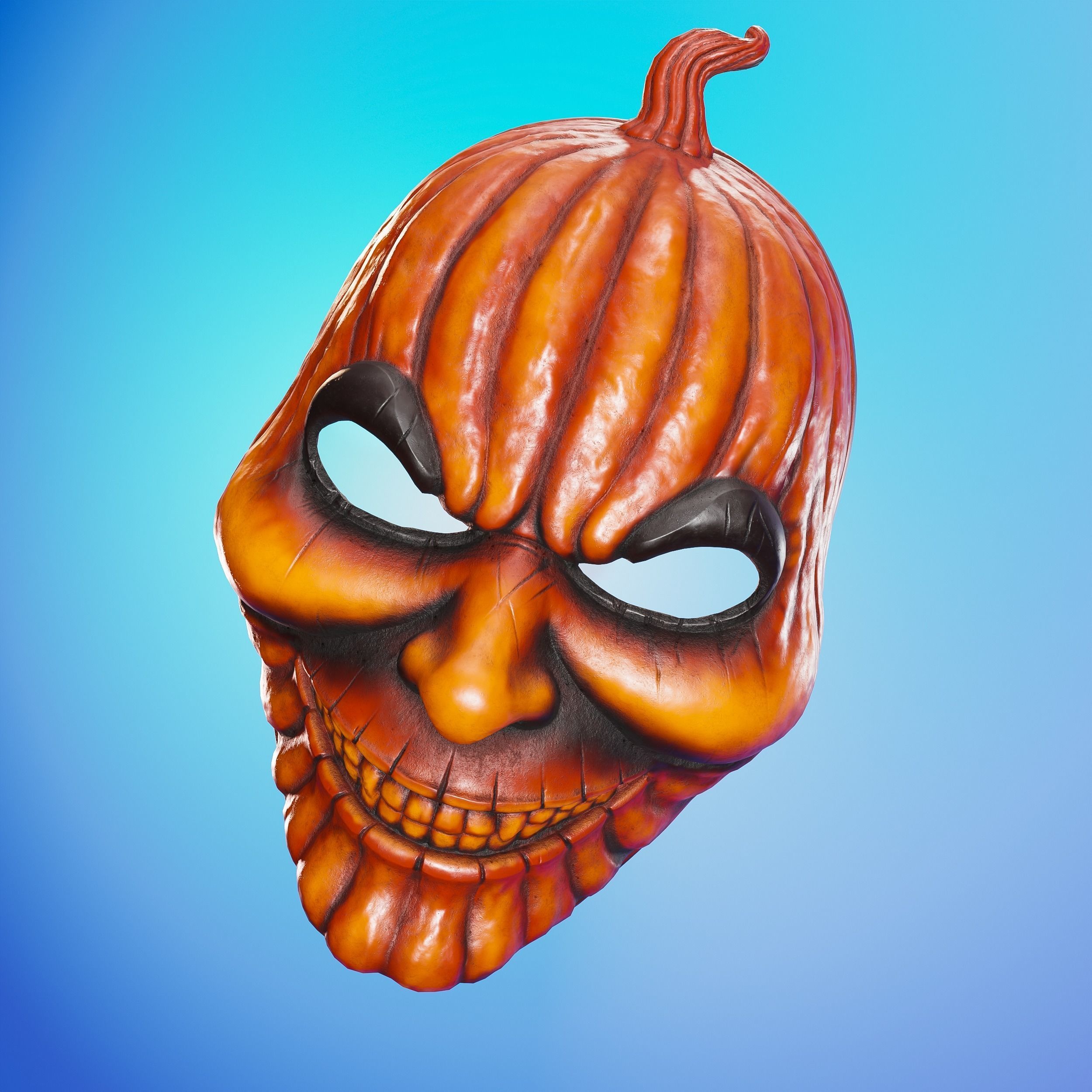 Halloween Pumpkin Mask 3D print model_3