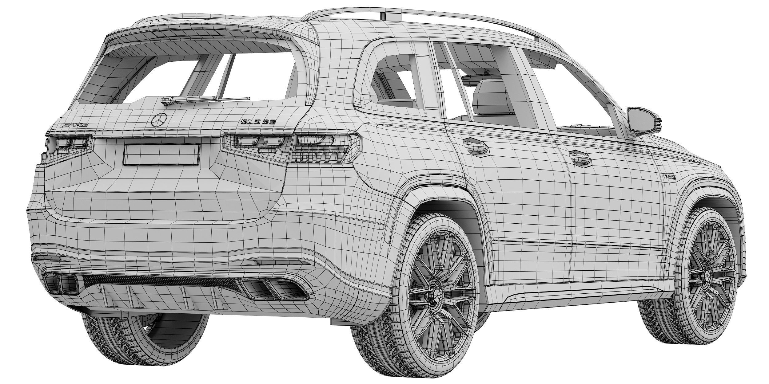 Mercedes-Benz GLS63 AMG 2024 3D model_16