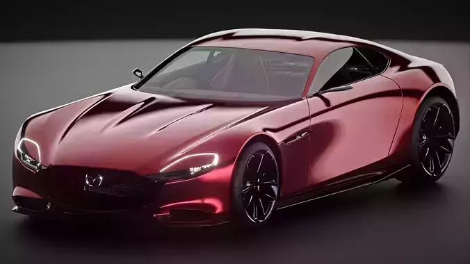 mazda rx vision 3d model highpoly 3D model