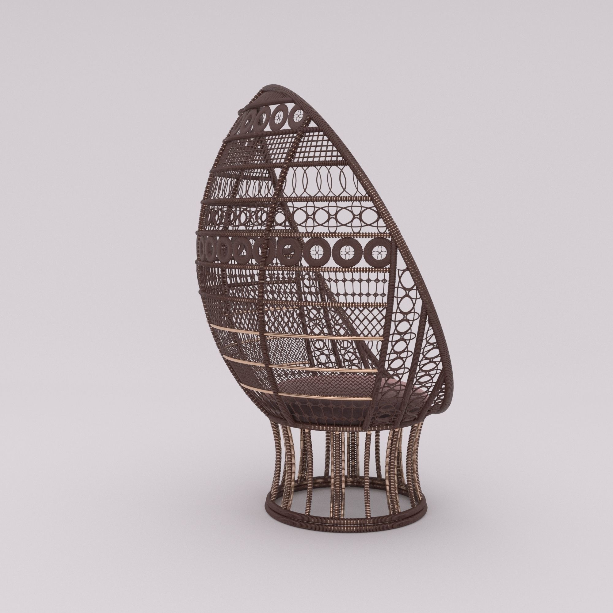 Lunar Chair 3D model_4