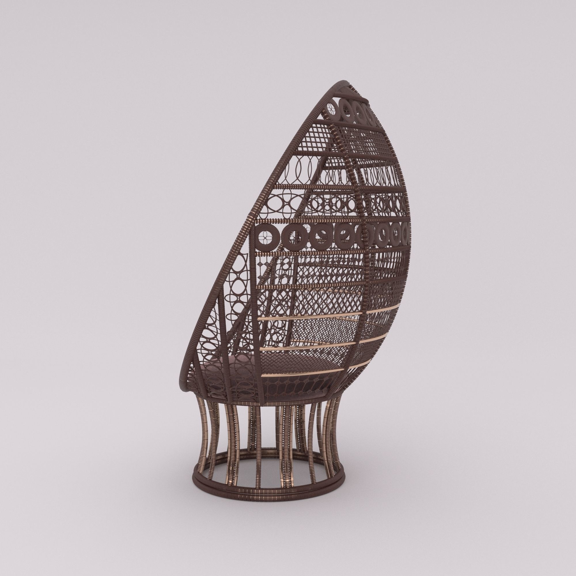 Lunar Chair 3D model_6