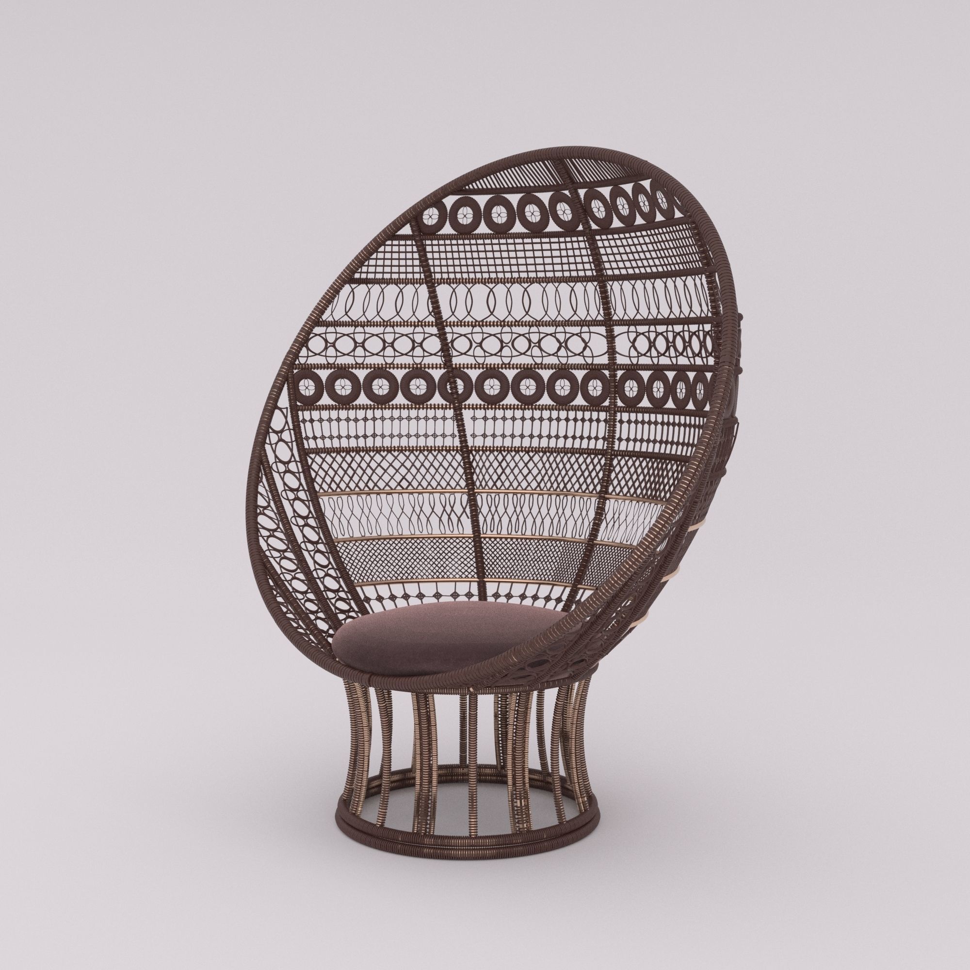 Lunar Chair 3D model_8