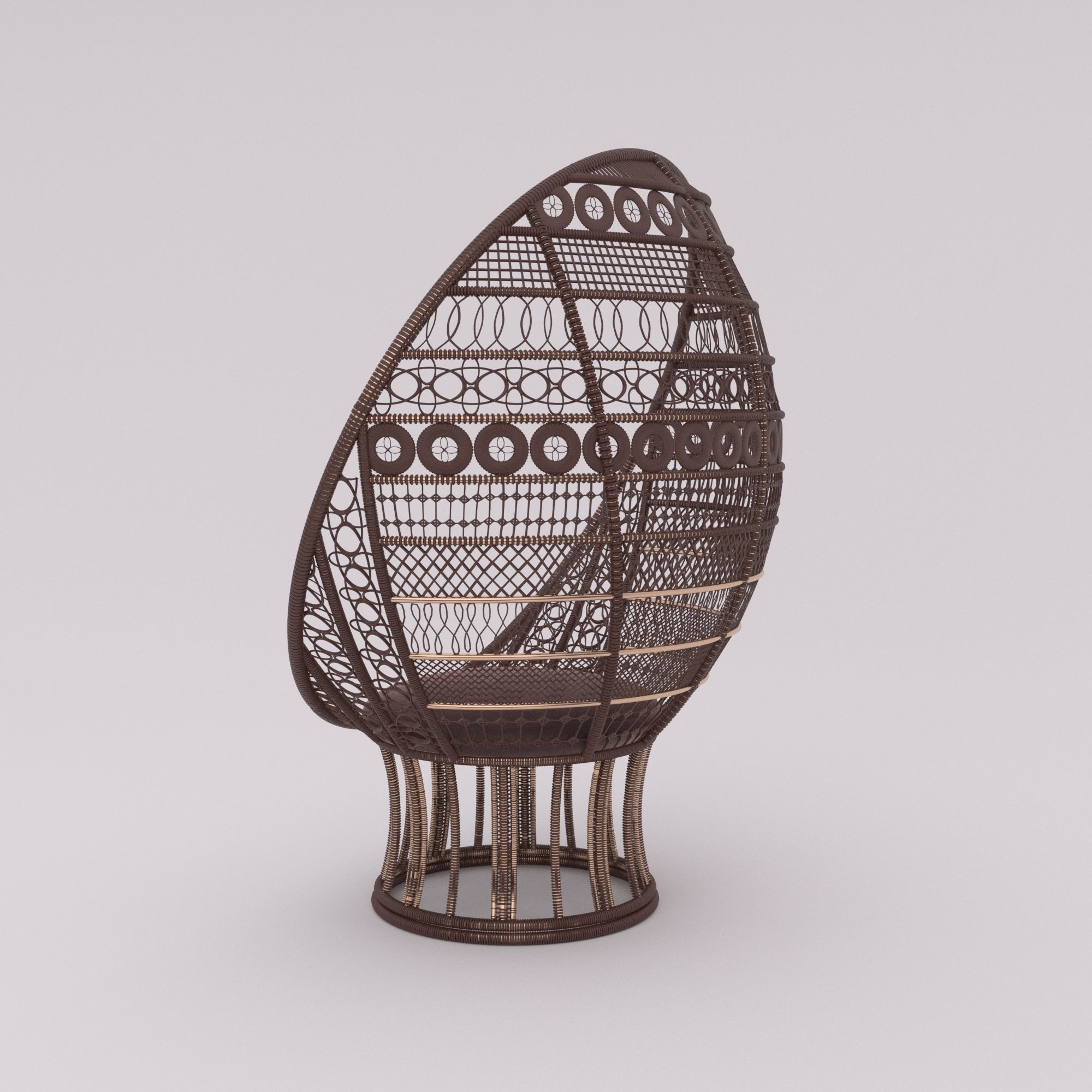 Lunar Chair 3D model_5