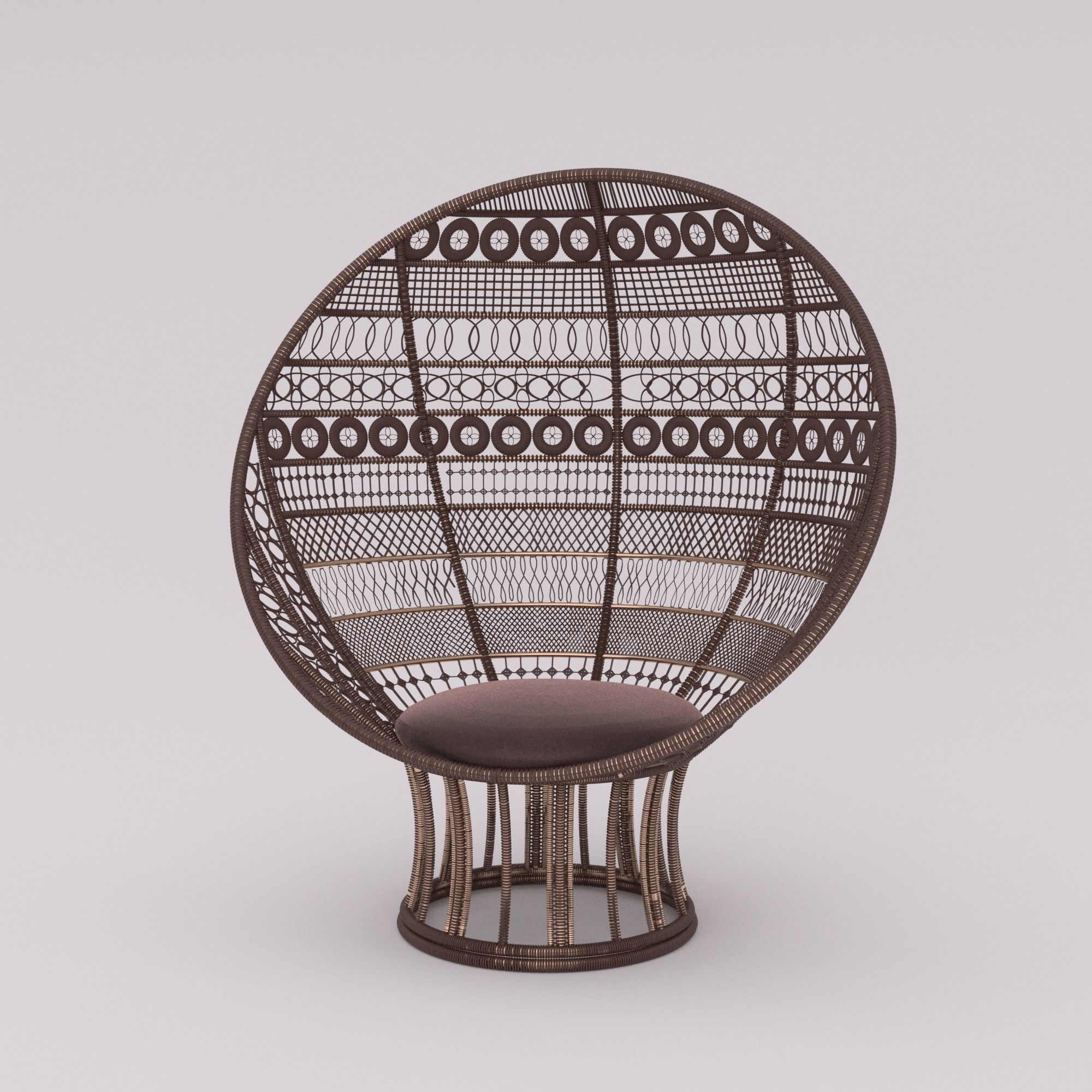 Lunar Chair 3D model_9