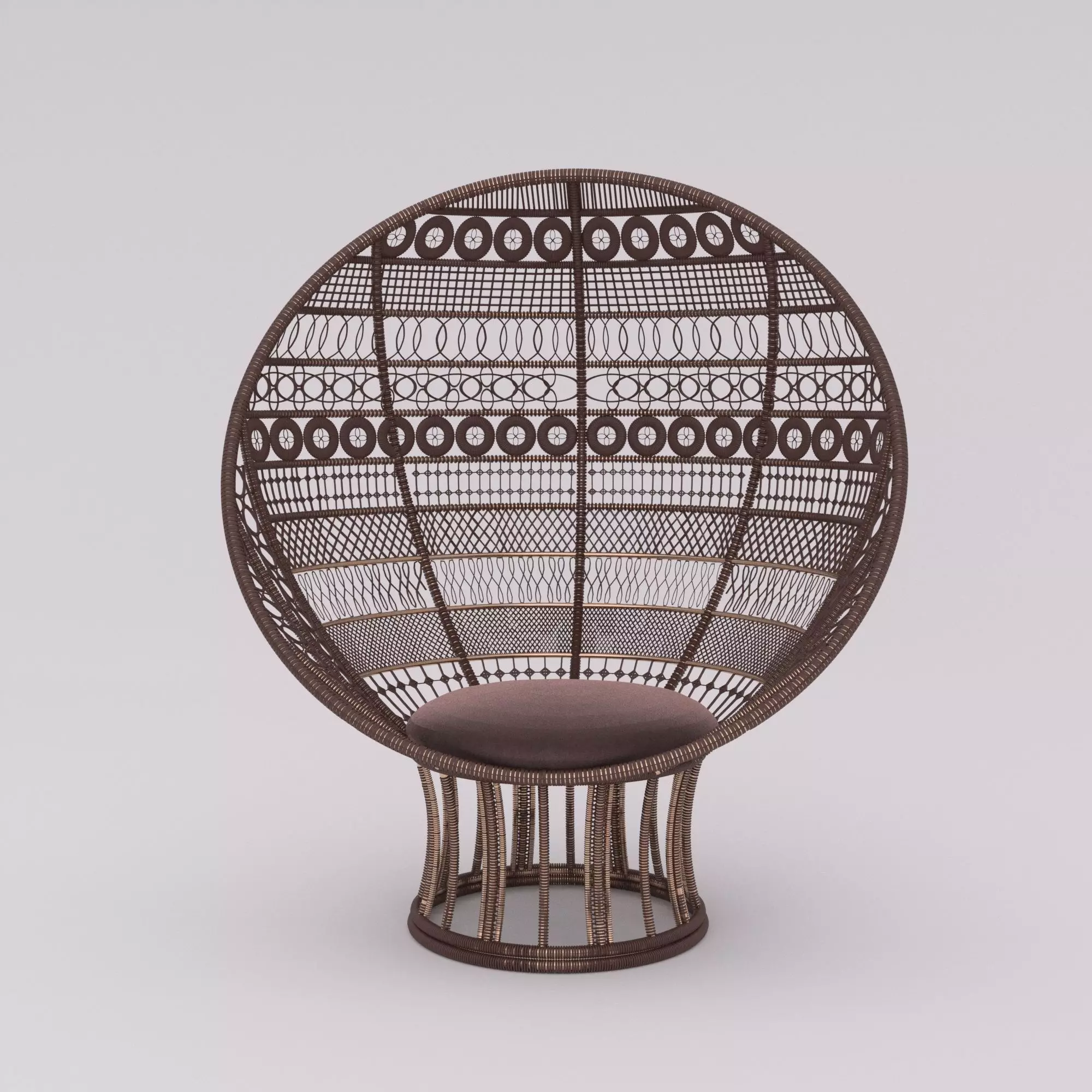 Lunar Chair 3D model_0