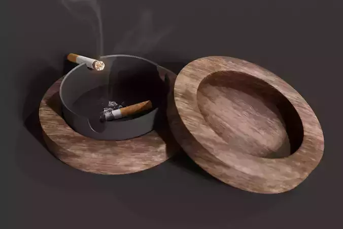 Wooden Ashtray