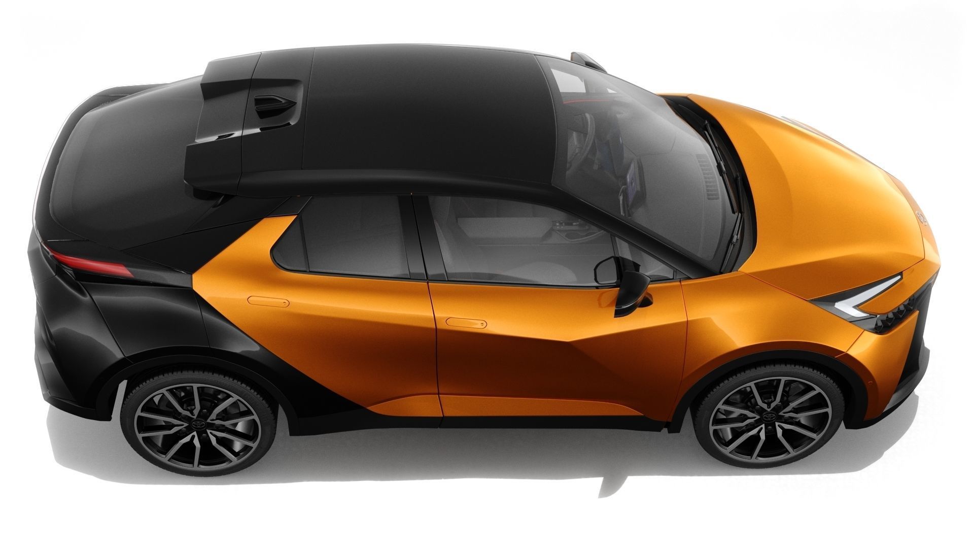 Toyota C-HR 2024 with interior 3D model_7