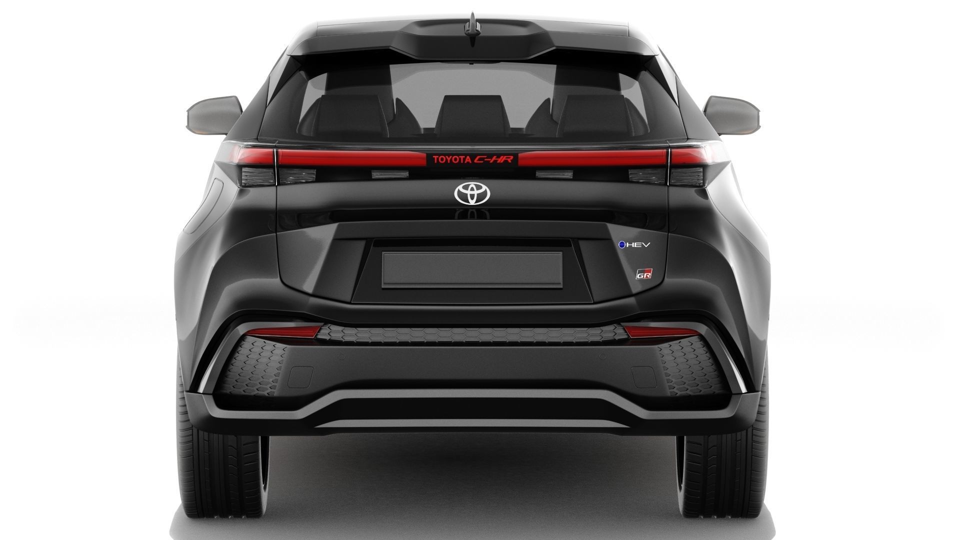 Toyota C-HR 2024 with interior 3D model_5