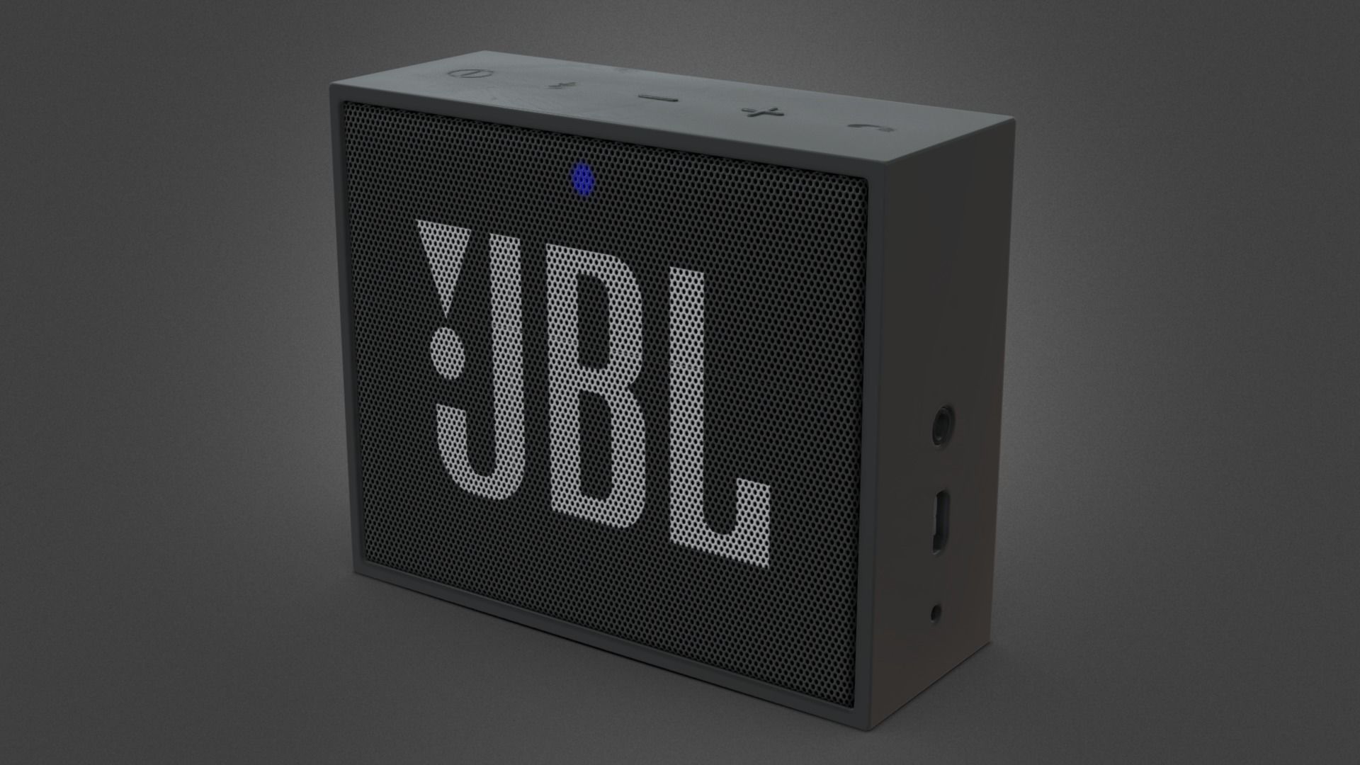 JBL GO Low-poly 3D model_8