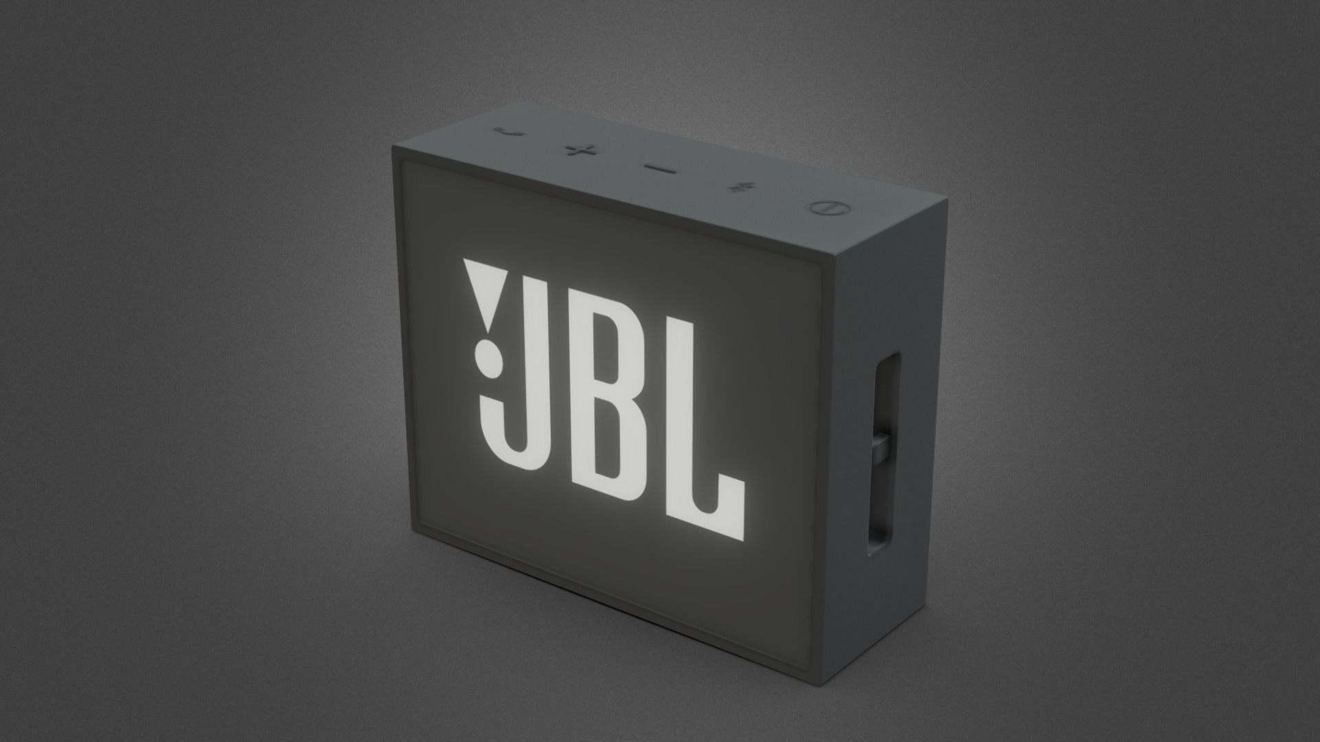 JBL GO Low-poly 3D model_10