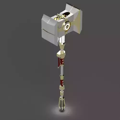Jayces Mercury Hammer - Arcane Weapon 3D print model