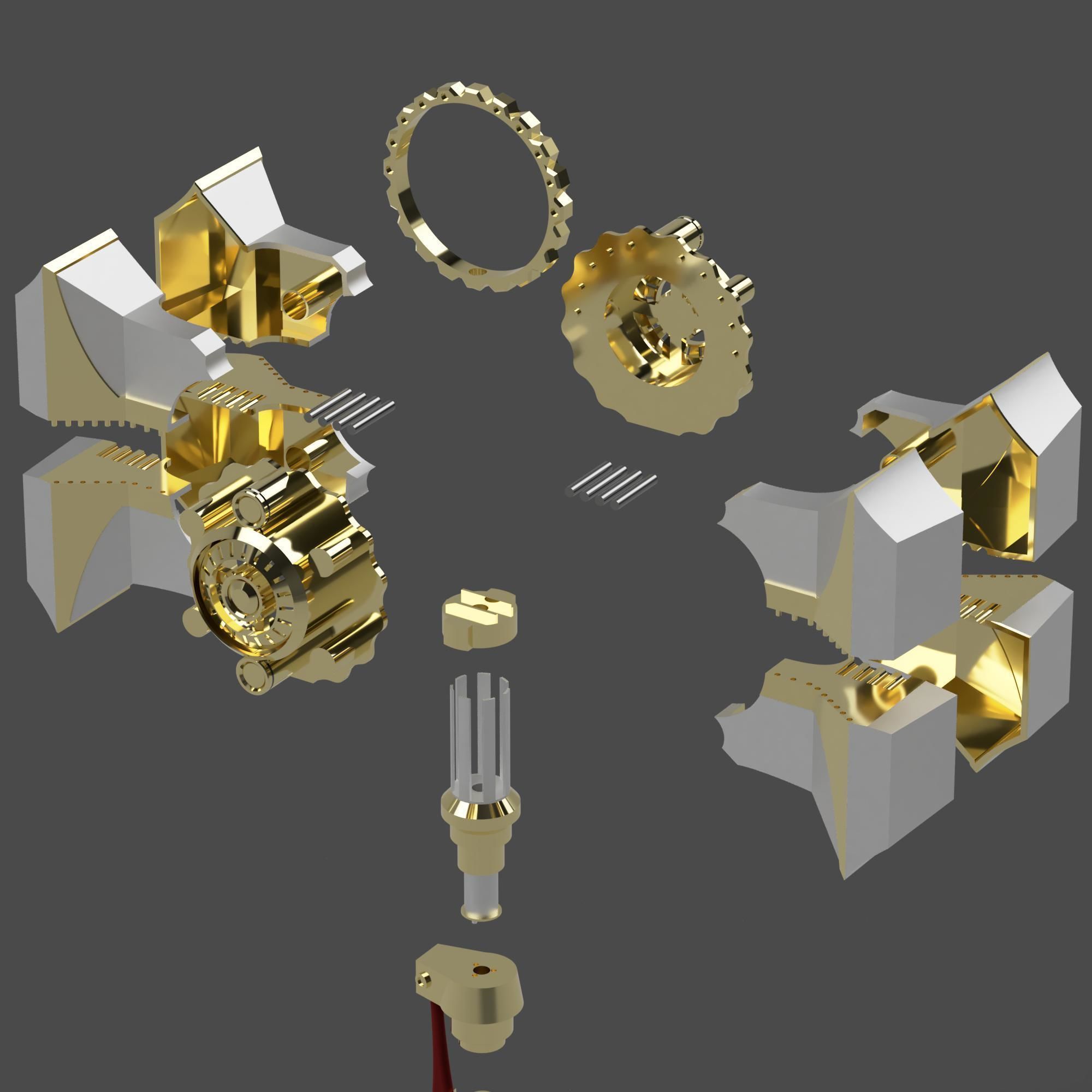 Jayces Mercury Hammer - Arcane Weapon 3D print model_5