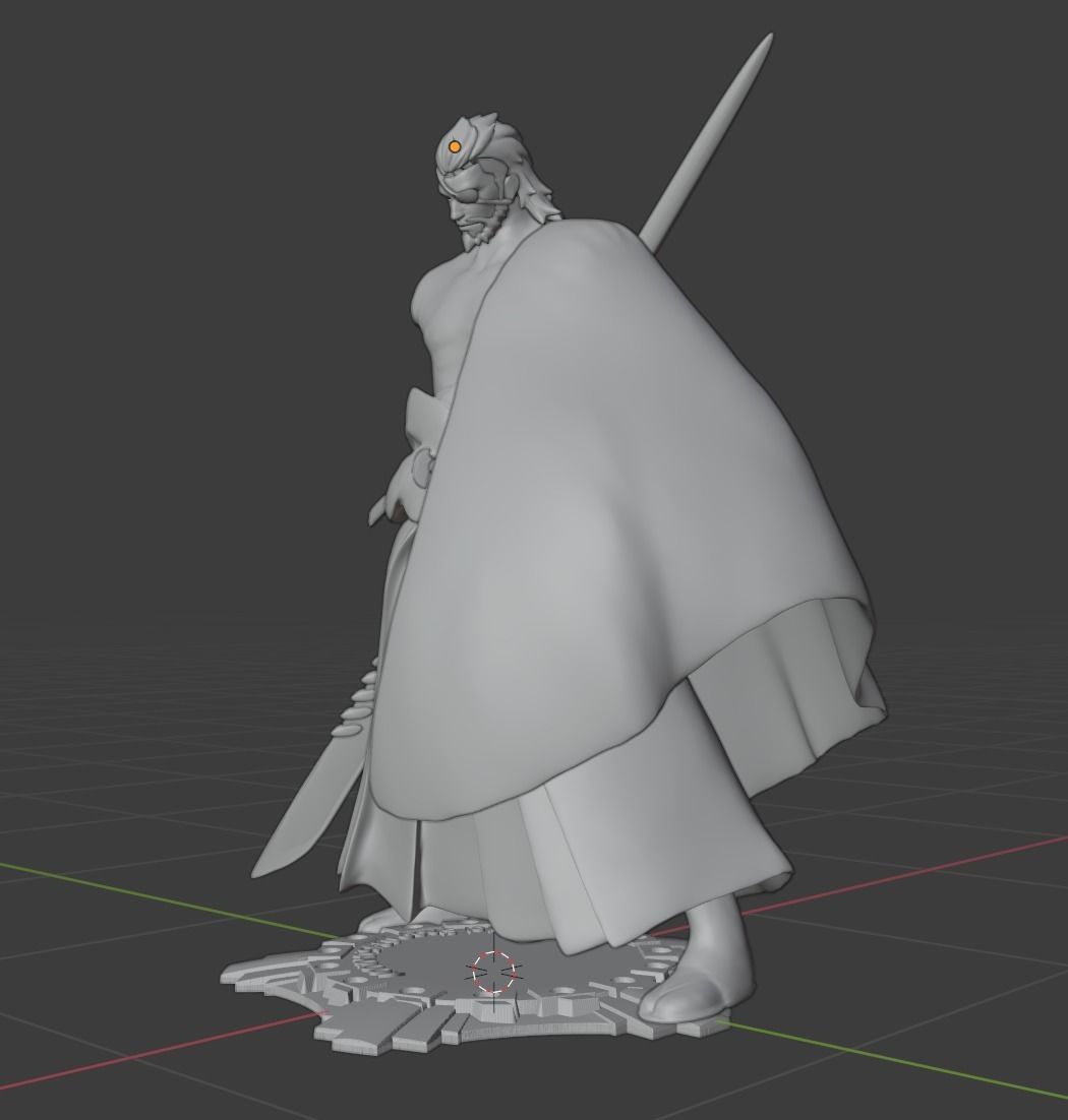 Ryoma for print 3D print model_8