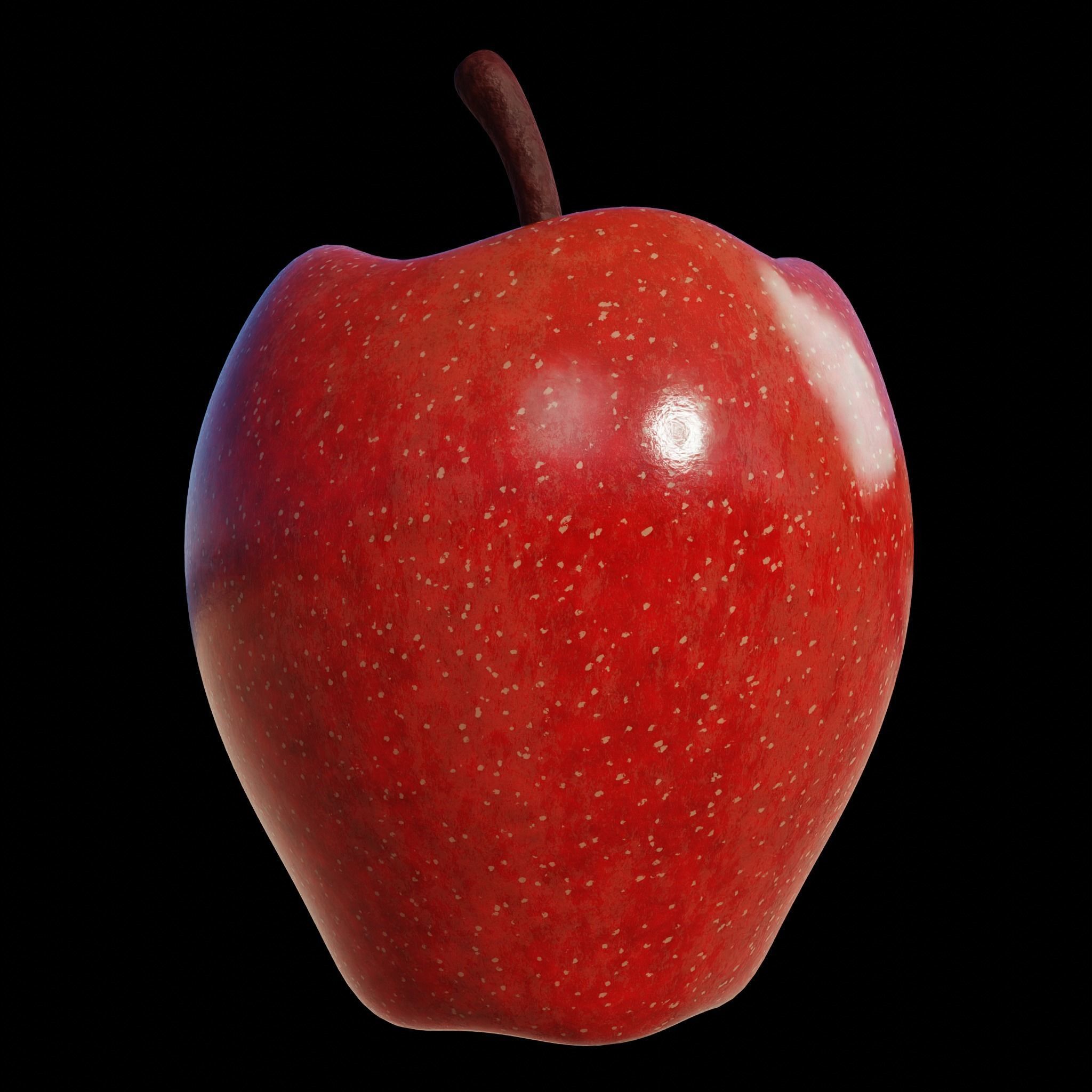 Procedural Apple Material 3D model_7