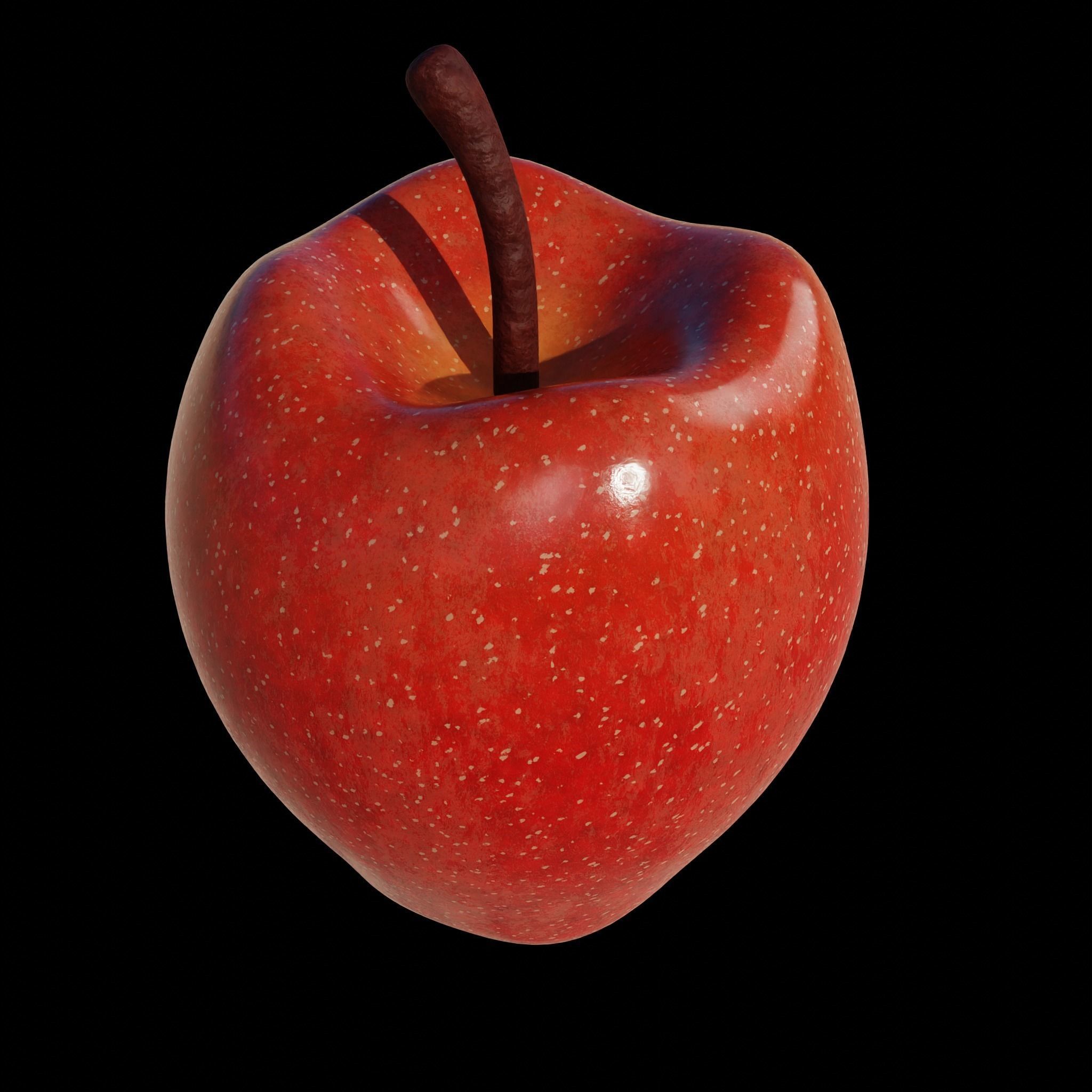 Procedural Apple Material 3D model_6