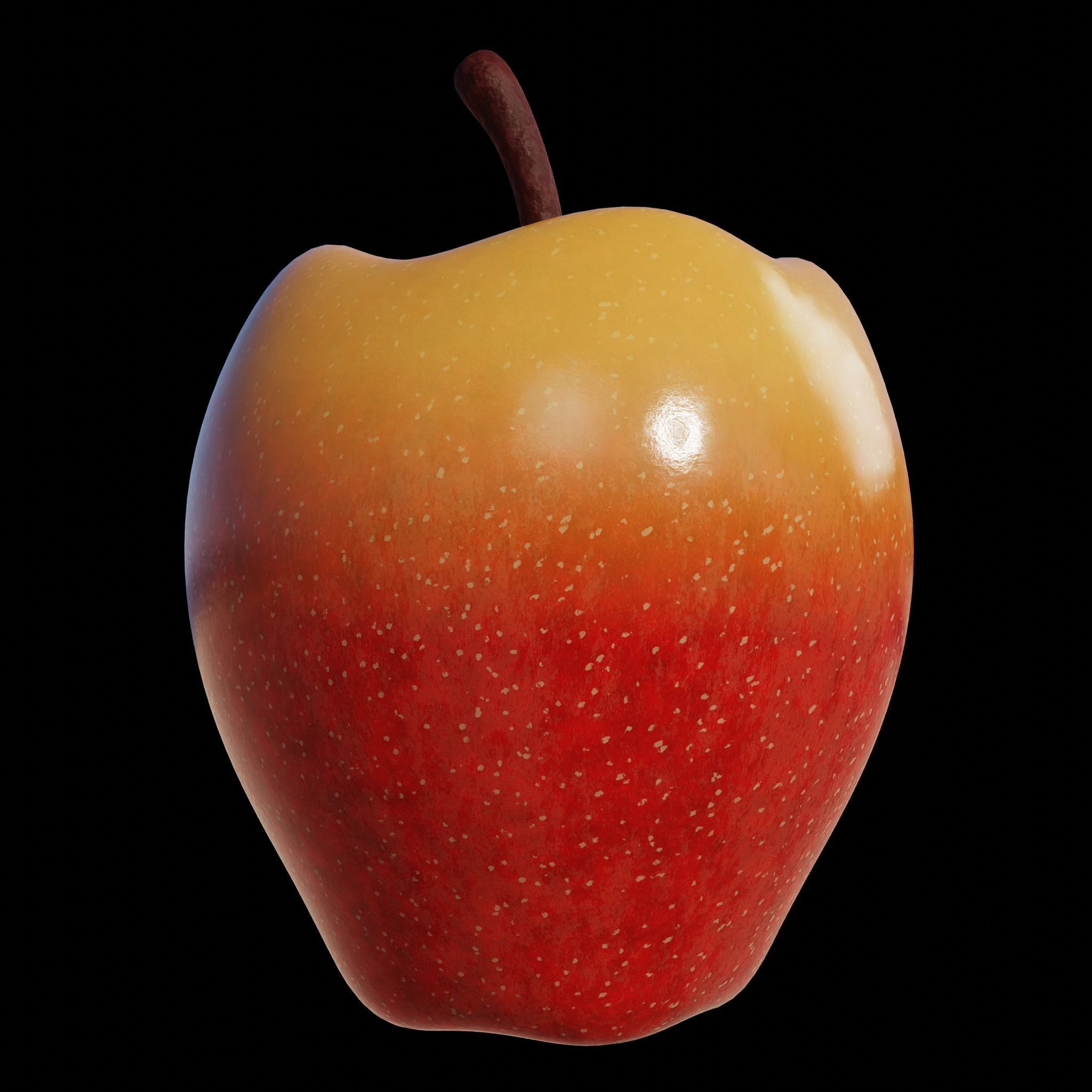 Procedural Apple Material 3D model_14
