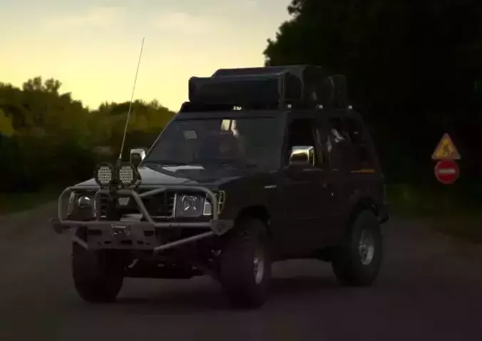 MITSUBISHI MONTERO DAKAR 3D model