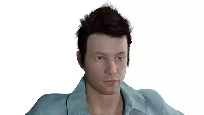 Latin American Style Man - Realistic Low-poly Man Low-poly 3D model