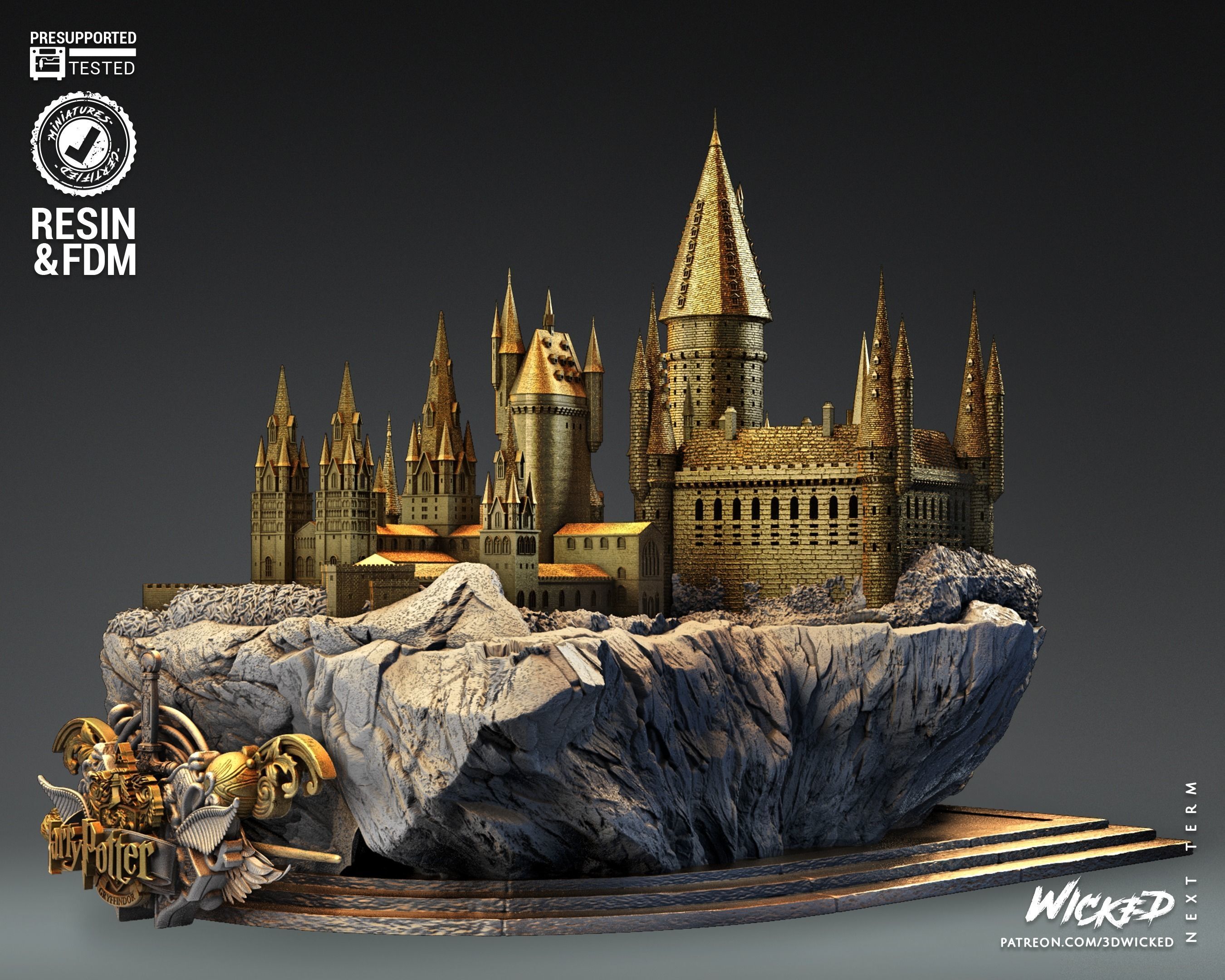 Harry Potter Swag 10 Models Tested for 3D printing 3D print model_3