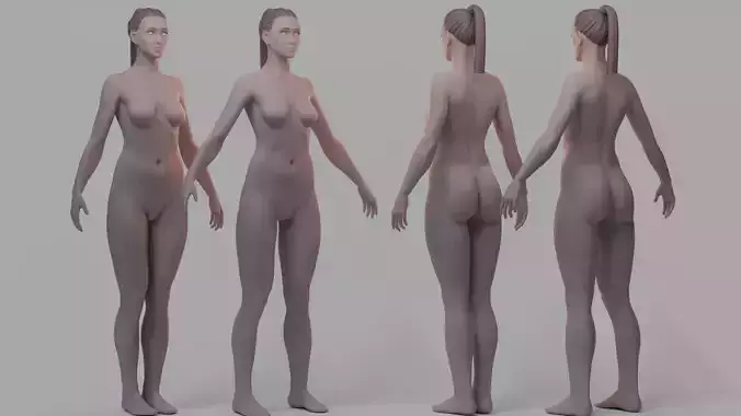 Basemesh GIrl 1 2