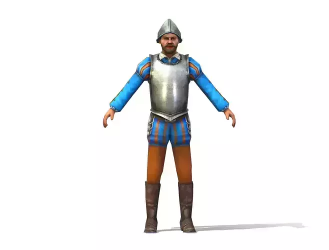 Old Man Spanish Canquistador Officer