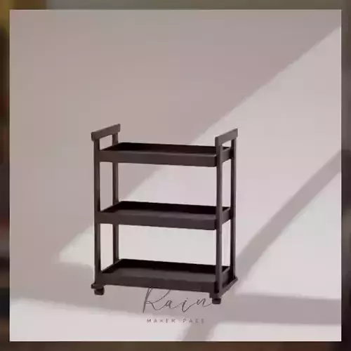 Studio Taboret Miniature Furniture for Mini Art Studio  3D print model
