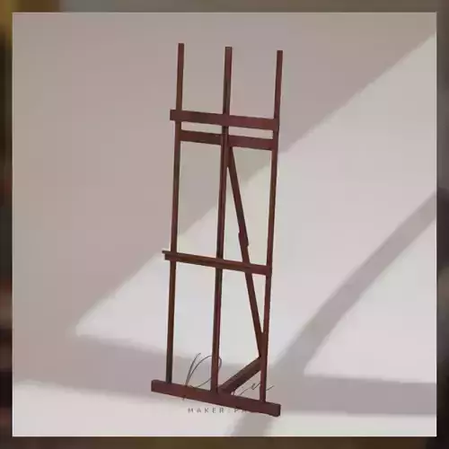 Art Easel Outdoor Use Miniature Furniture for Mini Art Studio  3D print model