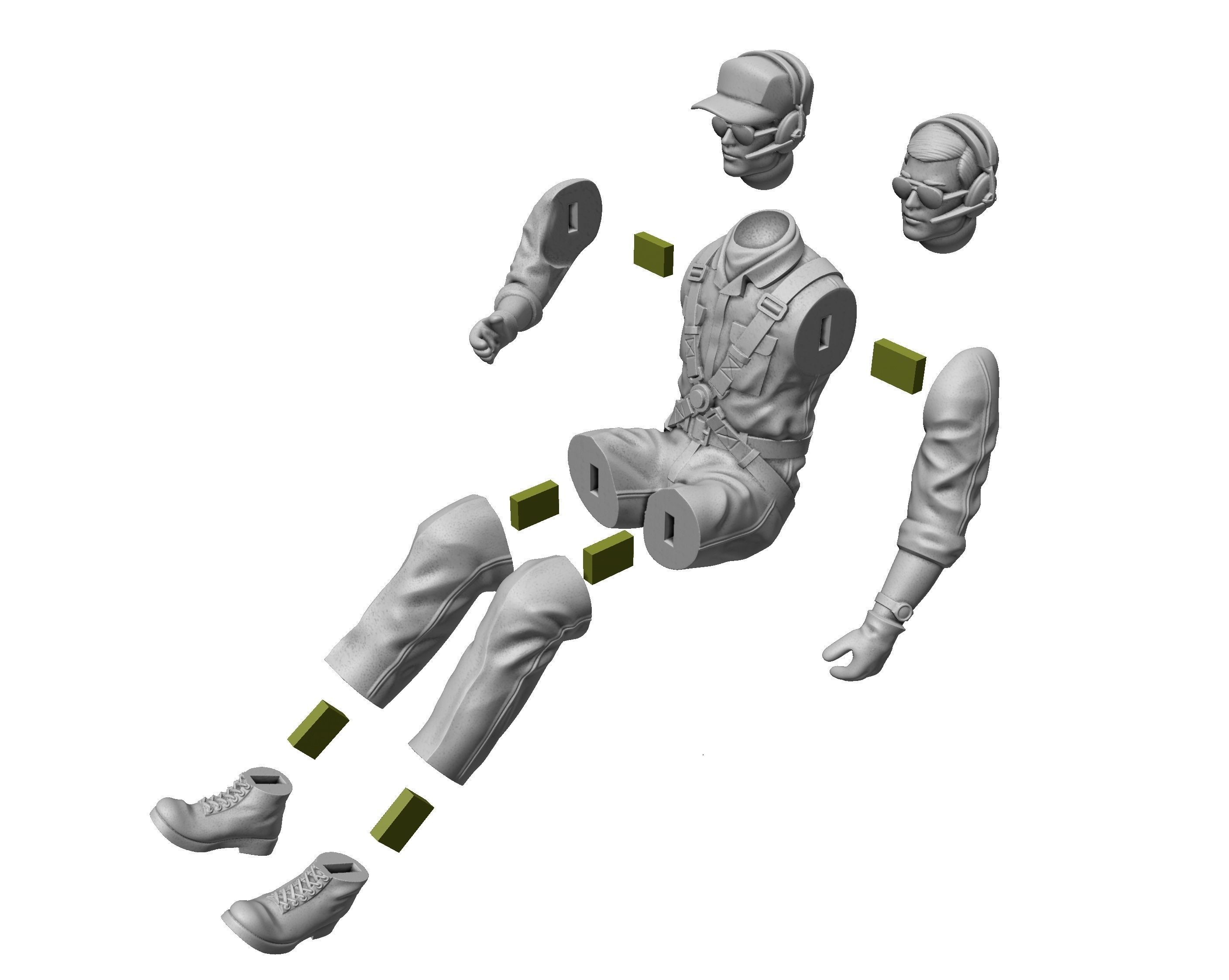 Helicopter Sky Worker 3D print model_4