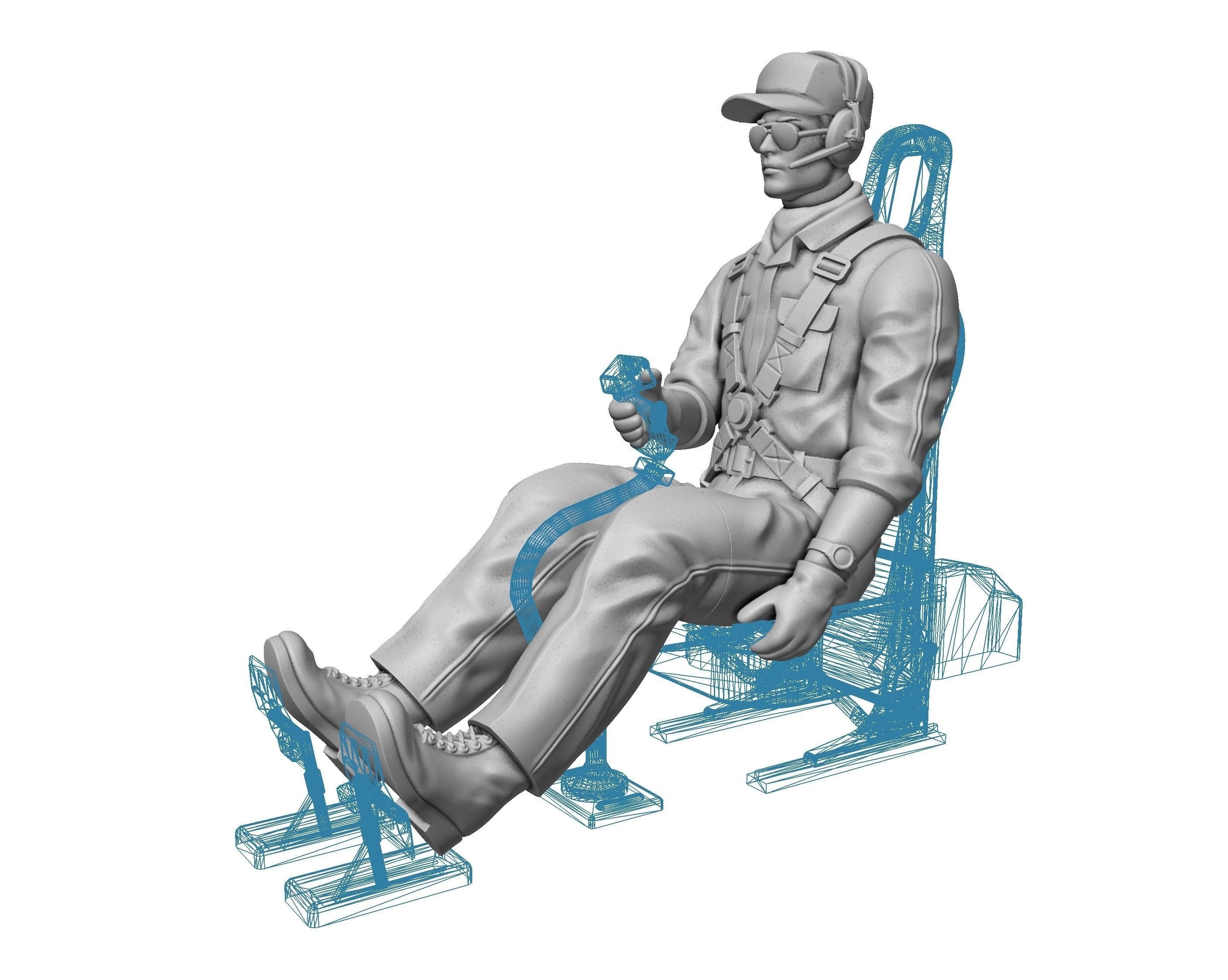 Helicopter Sky Worker 3D print model_1