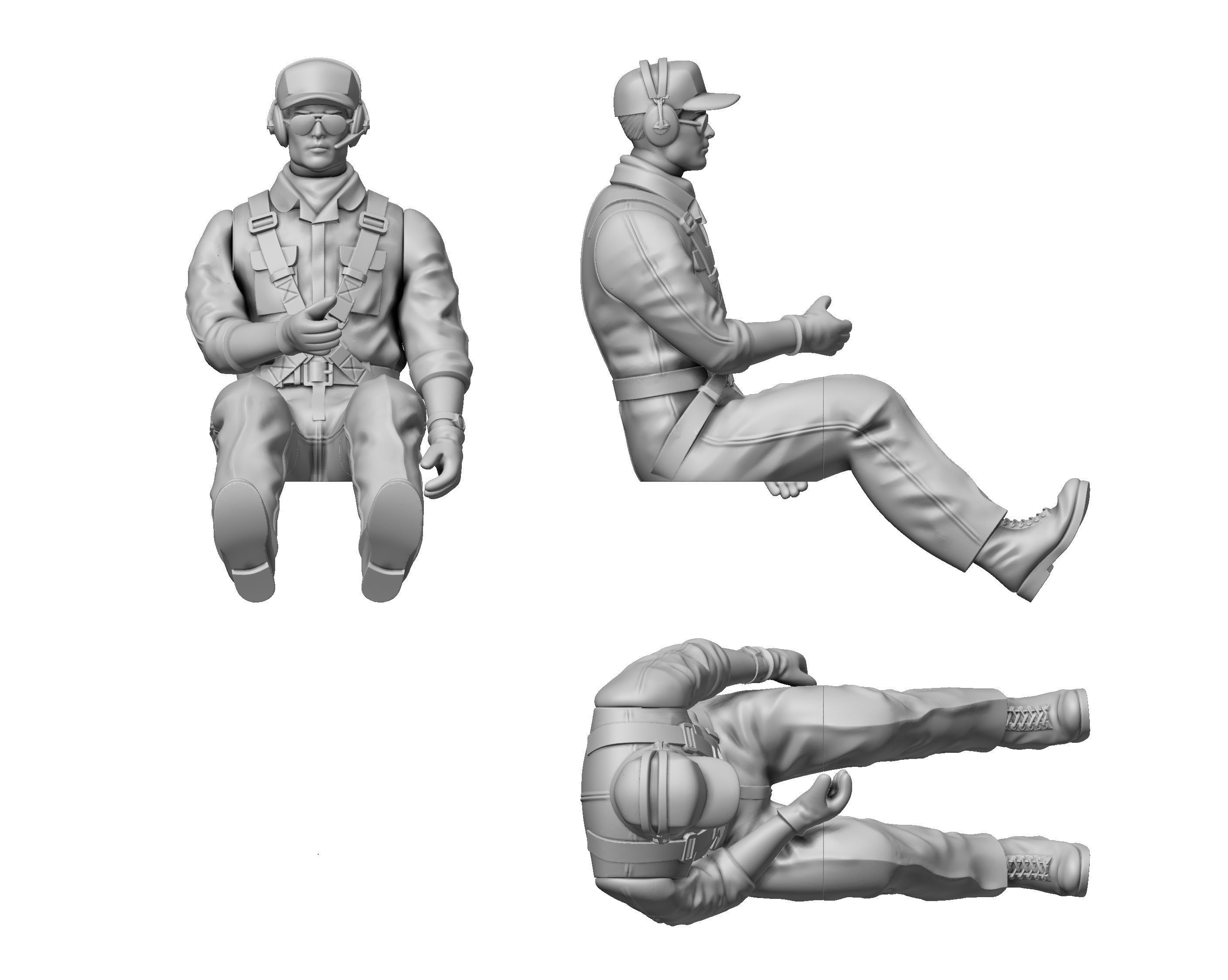 Helicopter Sky Worker 3D print model_3