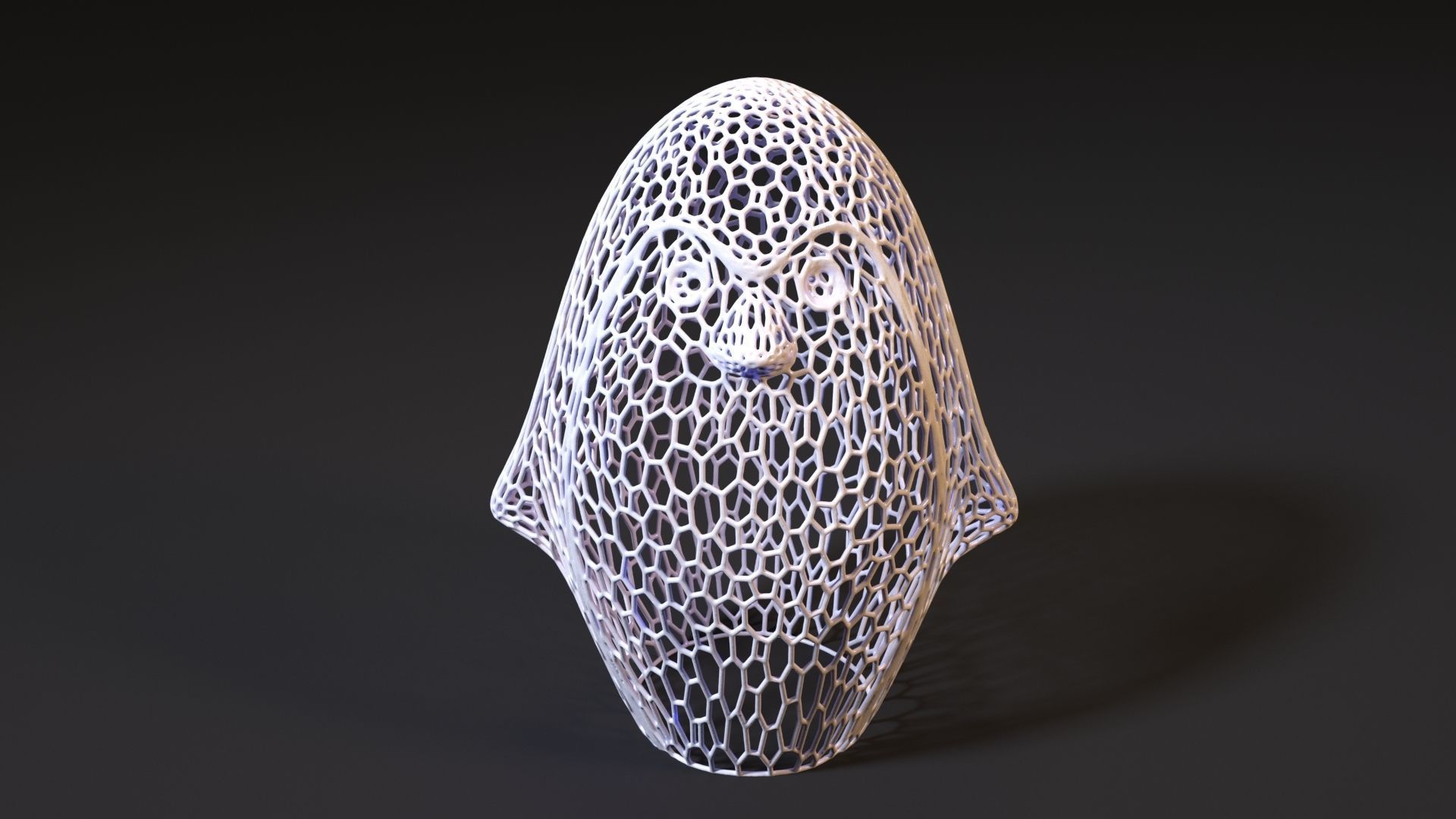 Penguin figurine 3D print model_10