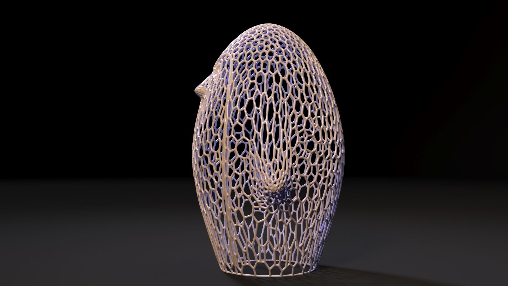 Penguin figurine 3D print model_2