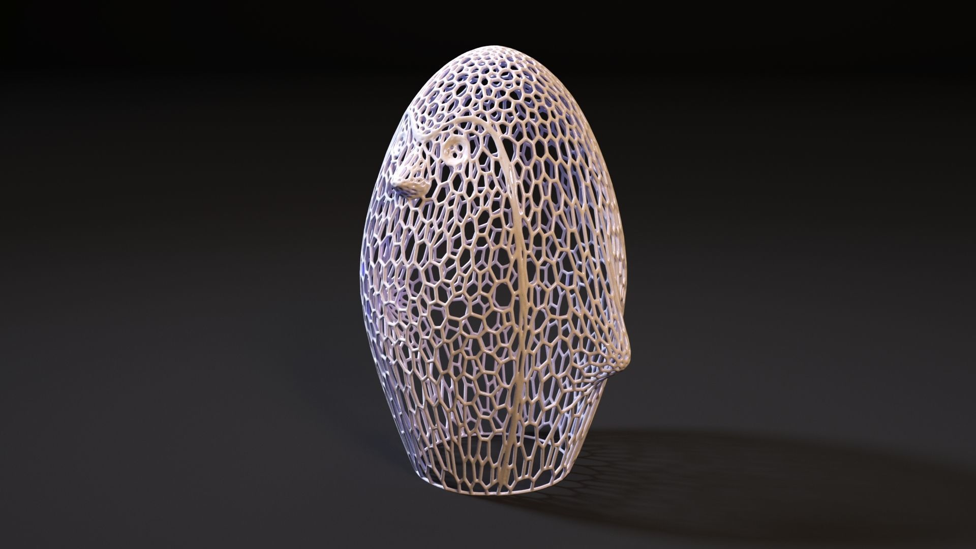 Penguin figurine 3D print model_1