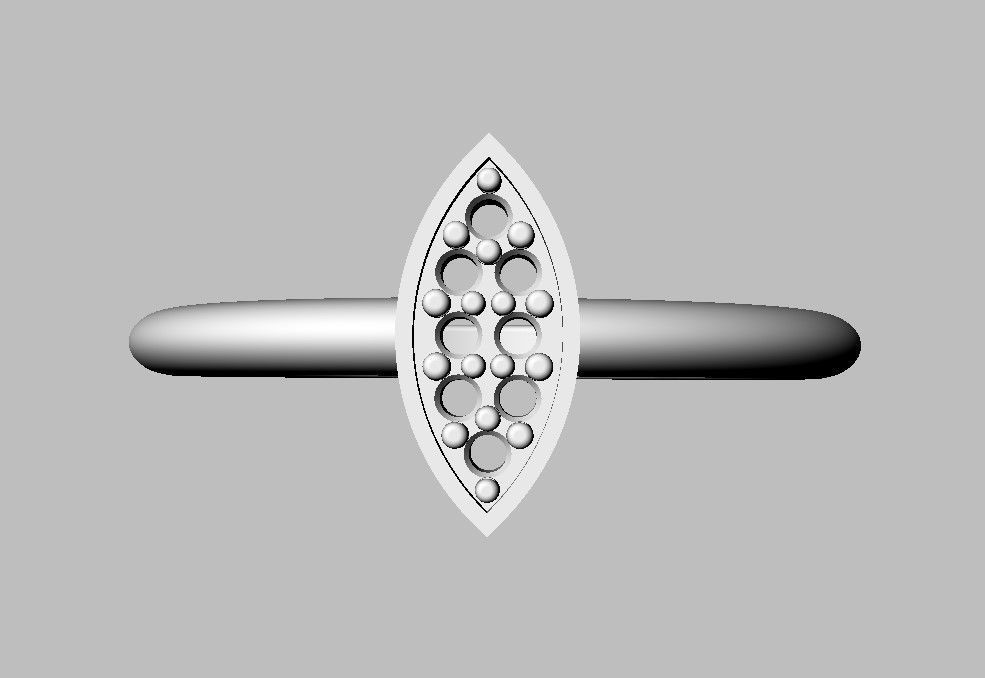 Diamond Ring 3D print model_16