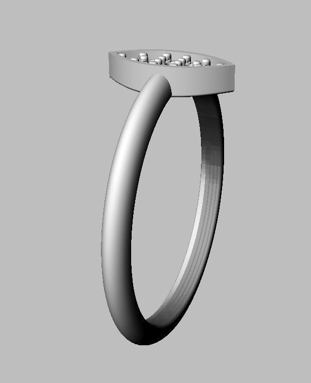 Diamond Ring 3D print model_20