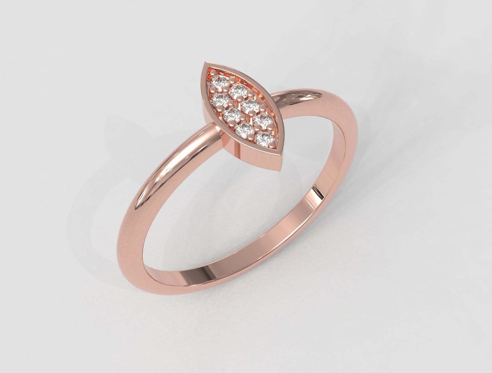 Diamond Ring 3D print model_1