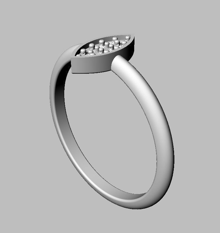Diamond Ring 3D print model_21