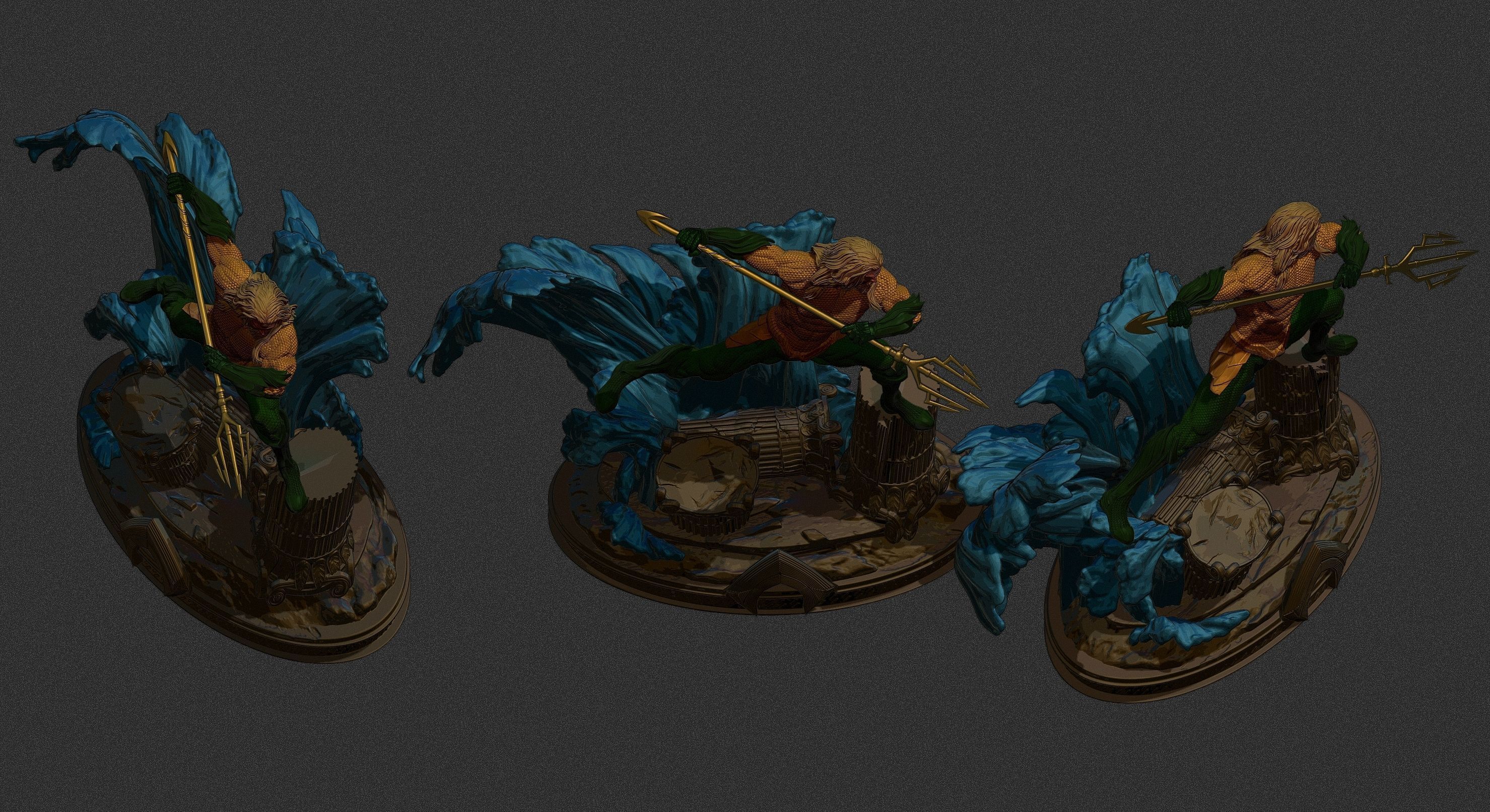 AQUAMAN 3D print model_17