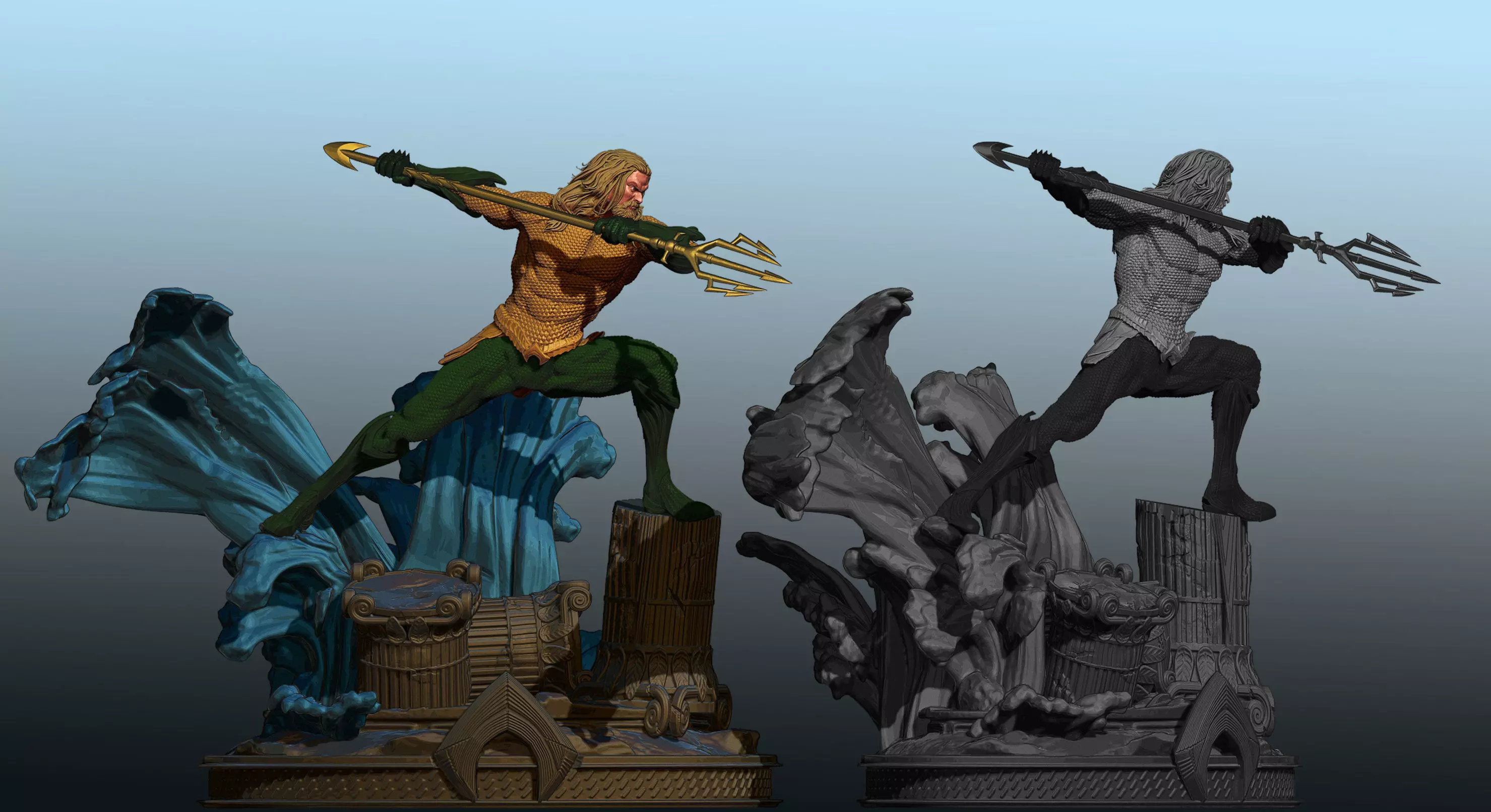 AQUAMAN 3D print model_0