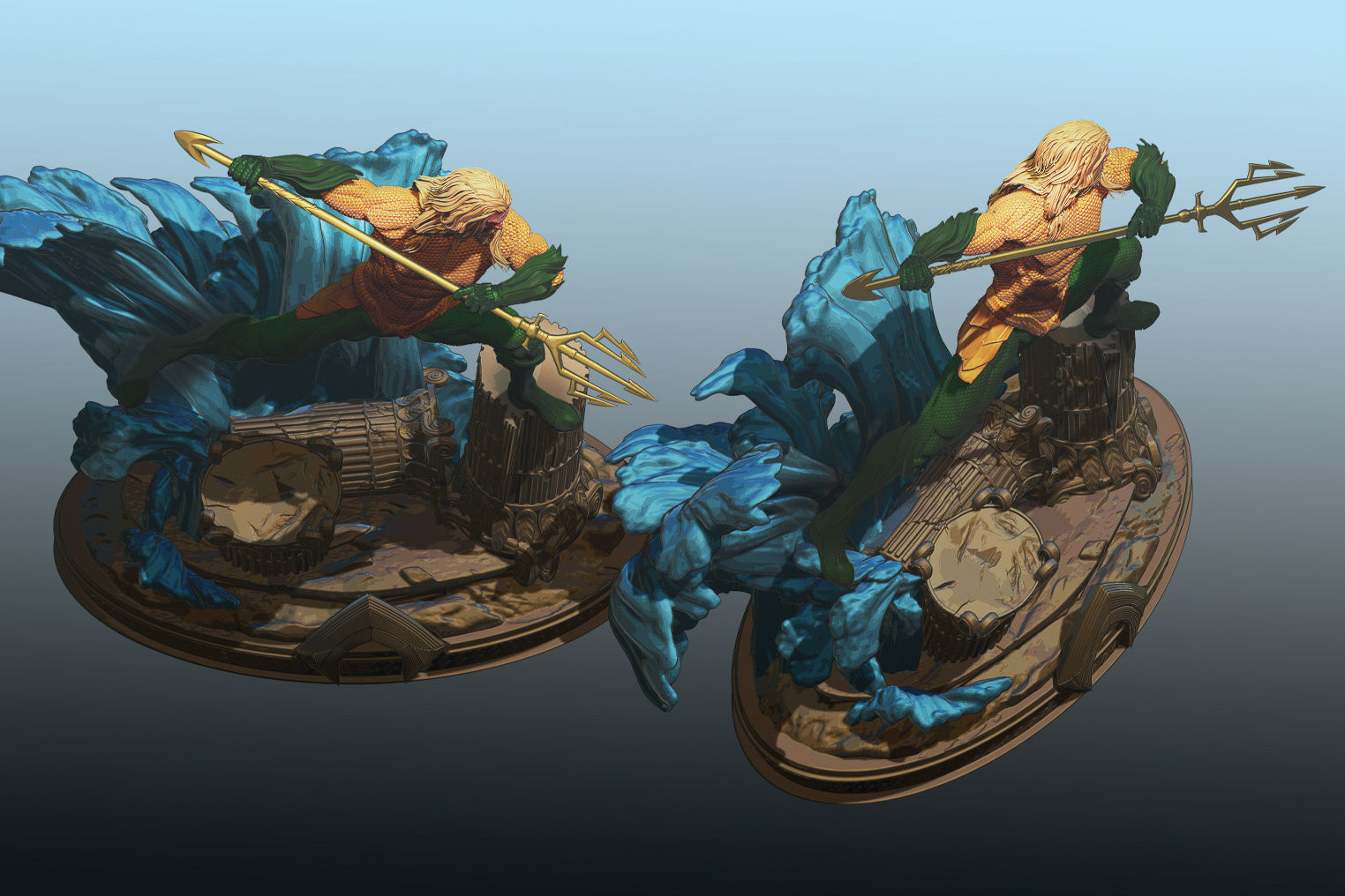 AQUAMAN 3D print model_6