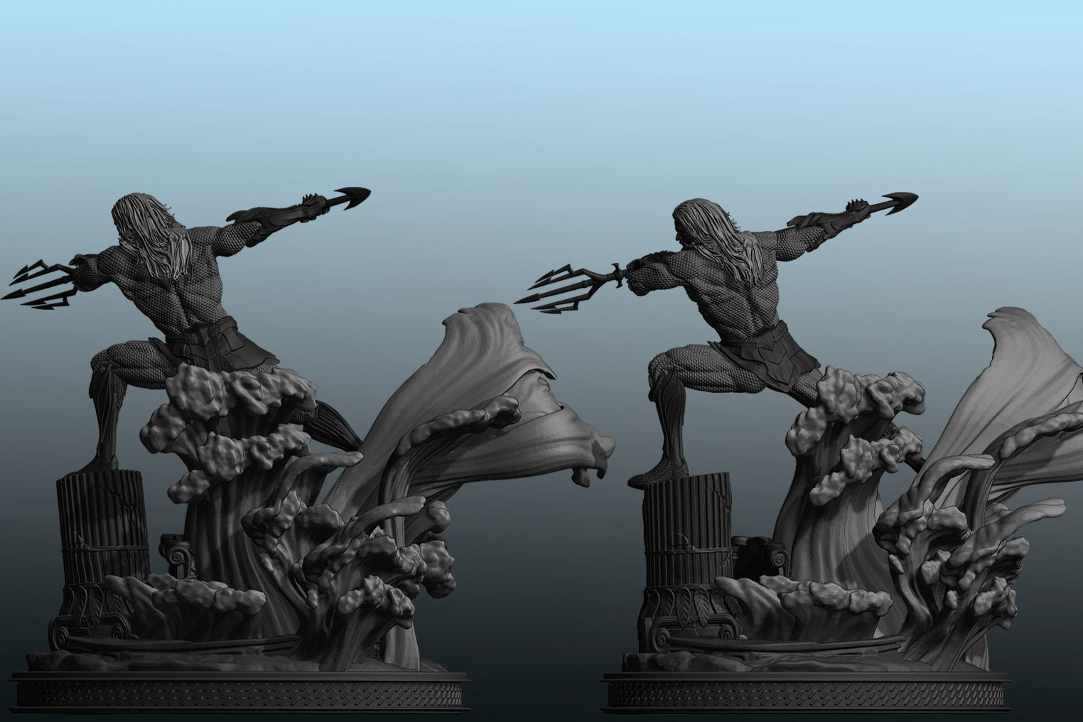 AQUAMAN 3D print model_9