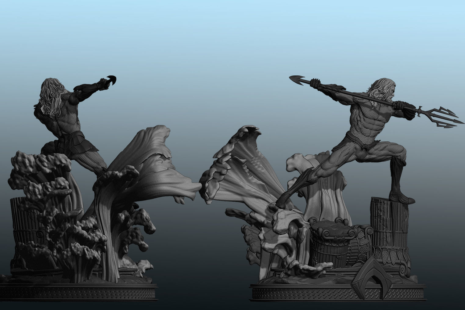 AQUAMAN 3D print model_10