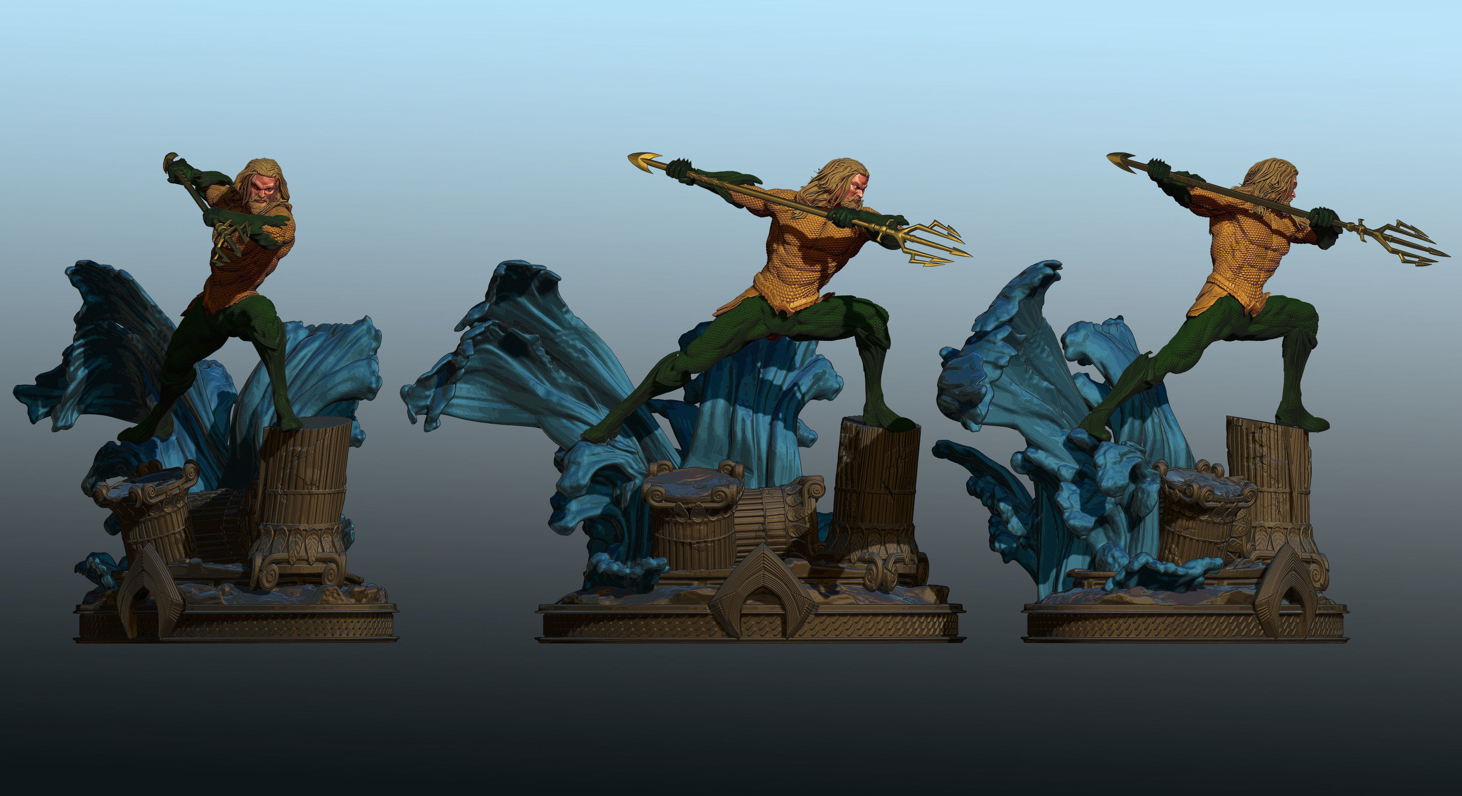 AQUAMAN 3D print model_1