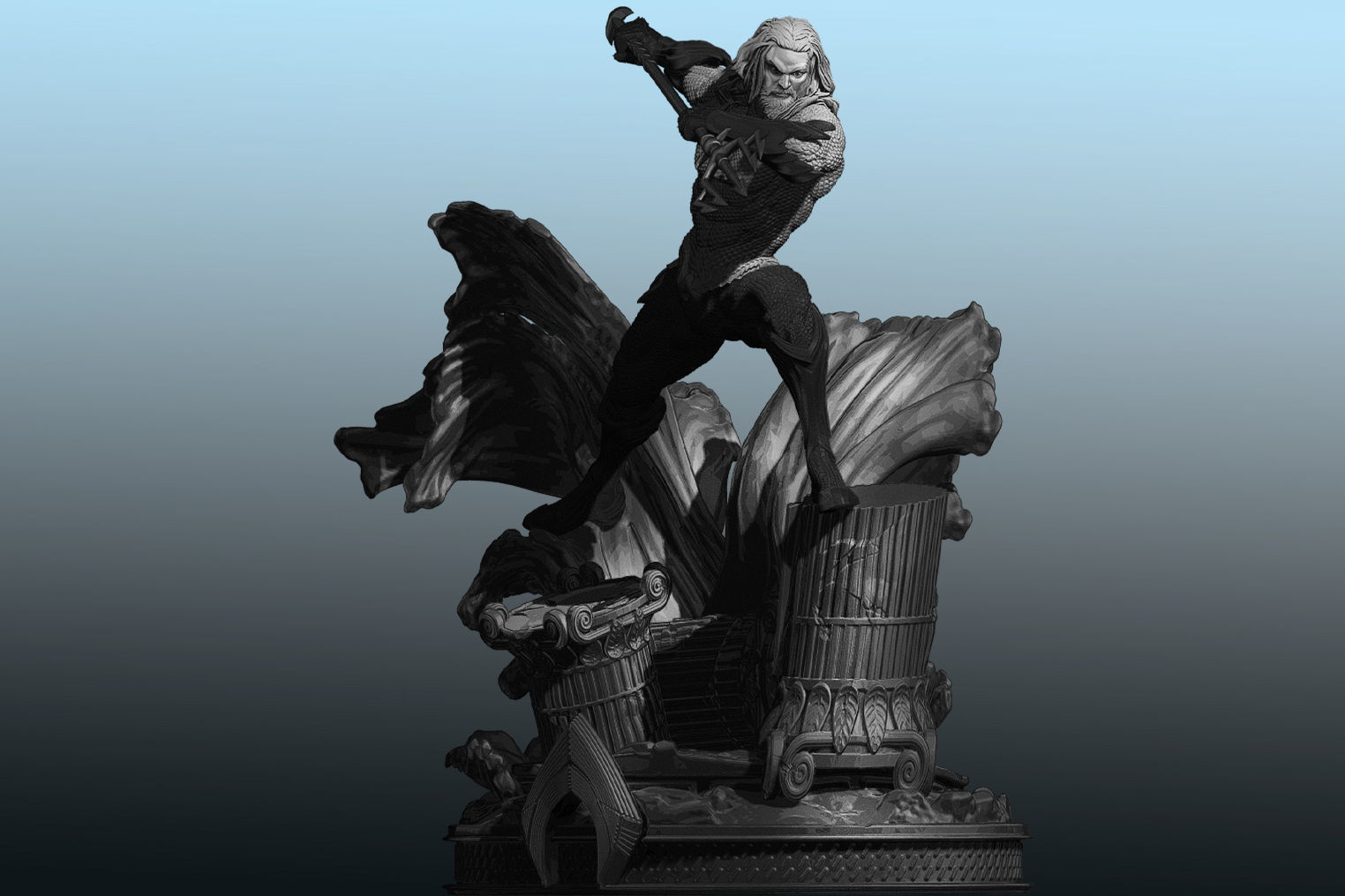 AQUAMAN 3D print model_11