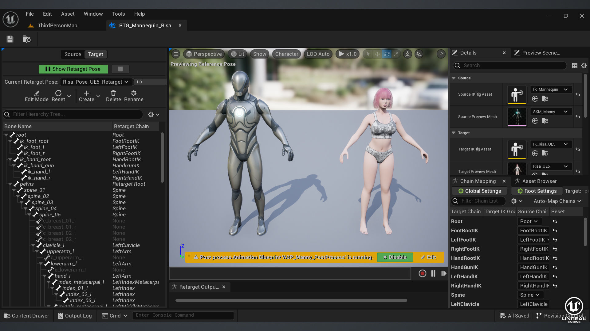 Risa - Female Character Base Mesh Version 1 Low-poly 3D model_10